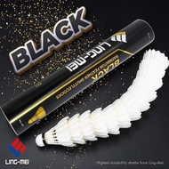 Ling-Mei Black Badminton Shuttlecock Original 100%