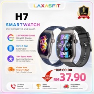 LAXASFIT Smart Watch 2.01 Screen H7 Curved Sports  Bluetooth Call Heart Rate Monitoring Outdoor
