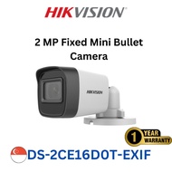 Hikvision 2 MP Fixed Mini Bullet Camera DS-2CE16DOT-EXIF
