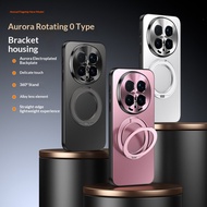 Aurora Rotating Ring Bracket Frosted Magnetic Case For Honor Magic 8 Pro Magic 7 6 Pro 400 Pro Globa