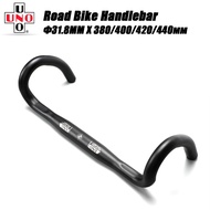 UNO Road Bike Handlebar Ultralight Bicycle Handle Drop Bar Racing Bicycle Bent Handlebar 31.8 380/400/420/440mm Bike