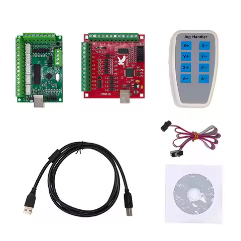 1Set 4 Axis / 5 Axis MACH3 Manual Controller CNC Interface Driver Board Electronic Handwheel CNC Han