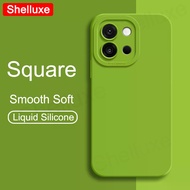 For OnePlus13T 13S Case Square Liquid Silicone Soft Cover For One Plus 13 13R 13T 13S OnePlus 13S  S
