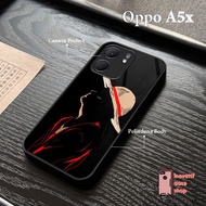 Latest Oppo A5x Glass Softcase 2025 - IC16 - Full Cover Mobile Phone Case with Camera Protector