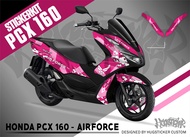 Hugsticker สติ๊กเกอร์ติดรถ สติ๊กเกอร์ PCX 150/PCX 160 ลาย Air force