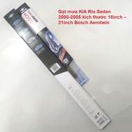 KIA Rio Sedan 2000-2005 wipers, size 18inch - 21inch Bosch Aerotwin