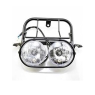台灣現貨HONDA 摩托車頭燈前燈頭燈適用於本田 Zuma Zoomer 電動改裝 Monkey BAJA 自行車改裝