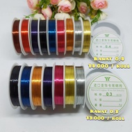 0.4mm & 0.3mm copper wire - colored wire Craft wire DIY Craft material wire