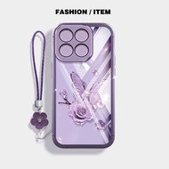 YBD INS Phone Case For Xiaomi 14T Pro 5G POCO X3 Pro POCO X3 NFC POCO M4 5G POCO M5 4G Love Rose But