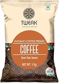 TWEAK Instant Coffee Premix 1Kg Pack | Make 62 Cups Of 100Ml | Just Add Hot Water | Ideal For Vendin