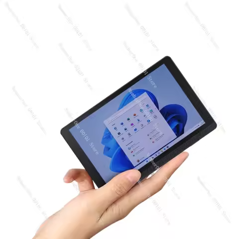 12Th generation N200 mini host 7 inch touch screen win11 office N150 game N305 micro tablet mini com
