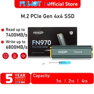 Fikwot FN970 M.2 2280 NVMe PCIe Gen4.0x4 SSD with DRAM Cache Read/Write 7400/6800MB/s สำหรับ Laptop/