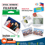 Fujifilm Instax Wide Film Glossy 10s Plain Film Compatible with Instax Wide 300 Instax 210 Instax 20