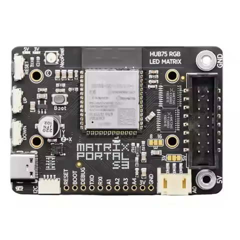 TA-HUB75 RGB LED Matrix Opto Evaluation Extension Board S3 Circuitpython Powered Internet Display