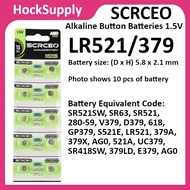 SCRCEO AG0 LR521 379 LR63 Alkaline Button Battery 1.5V