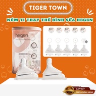 Hegen nipples replace genuine Hegen milk bottles for babies of all sizes 0/ 1/ 2/ 3/ Y cut (thick fo