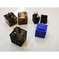 Car Pre Wired 4/5 Pin Relay Mounting Base Socket Holder With 120A 12V relay