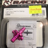 3RACING SAK-08/PK FRONT SOLID AXLE FOR 3RACING SAKURA ZERO