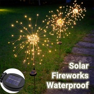 ❤ready stock 现货❤ 150 Outdoor Solar LED Firework Light Waterproof String Fairy Light Lampu Taman 太阳能灯