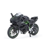 1:18 H2R Alloy Motorcycle Model Toy Boy Diecast Metal Vehicle Black Ninja H2R Motorbike Collection S