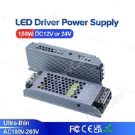 150W DC12V 12.5A 24V DC 6.2A Ultra Thin LED Power Supply Lighting Transformers Adapter 150W AC110-265V  SG10B