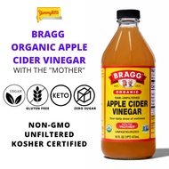 BRAGG Organic Apple Cider Vinegar with The Mother [KOSHER] Cuka Epal Organik 有机苹果醋