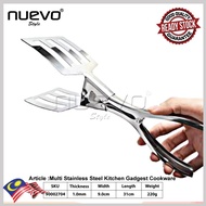 Nuevo Style Multi Stainless Steel Kitchen Gadgets Cookware/多用途煎鱼夹及沙拉夹/Perlatan Memasak dan Gajet Dap