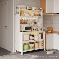 Kitchen Shelf Floor Multi-Layer Cabinet Locker Cupboard Storage Cabinet Multi-Functional Storage Cab