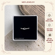 Silver Ring - "The Knot of Love" - Love Knot