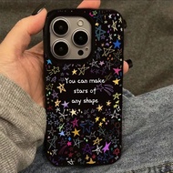 casing realme c15 realme 11x 5g casing Full Screen English Stars Suitable for Realme 10/11/12 Phone 
