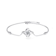 EY Moissanite Four-leaf Clover Bracelet For Women 925 Sterling Silver Ins Spring Forest Korean Brace