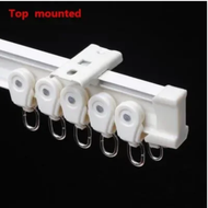 [Hot Fast] 1miter Rails Curved/straight Track Plastic Nanometer Silence Flat Curved Track Curtain Ho