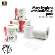 Feng Zhu Toilet Tissue Roll TTR/ Individual Pack/ Hygiene Tissue Roll/ Tisu Tandas Gulung/ Toilet Pa