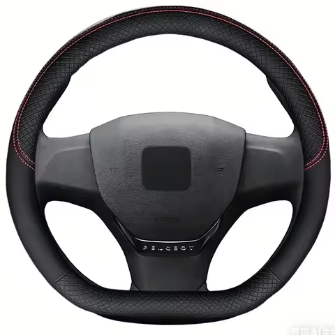 Car Steering Wheel Cover For Citroen Jumpy Peugeot Expert Traveller Spacetourer Fiat Scudo Napa Leat