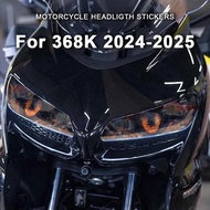 Motorcycle Headlight Protective Stickers For Zontes 368K ZT368K 368 K 368k 2024 2025 Head Light Deca