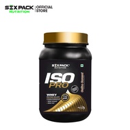 Six Pack Nutrition ISO PRO Whey Protein Isolate 28.5g Protein Per Serving, 6.5g BCAA - 1 kg/ 2.2lbs 