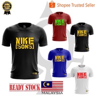 [🔥NEW DESIGN] TSHIRT NIKE FUTSAL 5ON5 PREMIUM GRED+FREEGIFT🤩 | JERSI MURAH|TSHIRT|TSHIRT GYM|TSHIRT 
