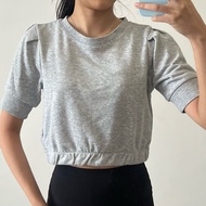 Grey crop Top