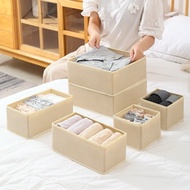 Foldable Underwear Storage Box Drawer Clothes Storage Box Organizer for Bra Sock Wardrobe Organizer