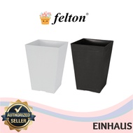Felton Square Flower Pot (287mm)-Tall-2454