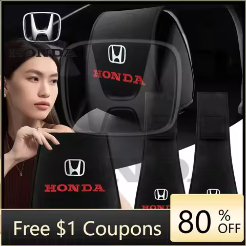 2026 Hot For Honda 1/2pcs Car Accessories Seat Headrest Protective Covers For Honda Civci CRV Accord