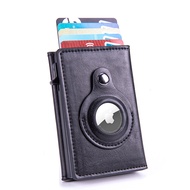 2022 New Apple Airtag Wallet Men Carbon Fiber ID Credit Card Holder Rfid Slim Airtag Slide Wallet De