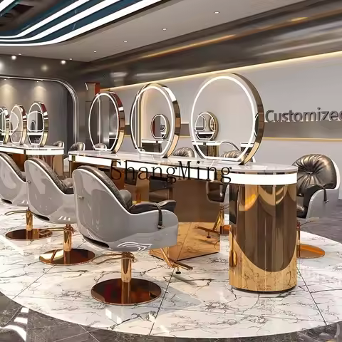 CLcabinet integrated hair salon special hair salon mirror barber shop mirror table hair cutting salo