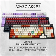 Ajazz AK992 96% Layout Keyboard With Knob Numpad Full Kit 99 Keys Full Mechanical Keyboard