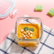 BABY FOOD BOX WITH SILICONE LOCK AND LOCK LID | THICK GLASS BABY FOOD CONTAINER | BABY LUNCH BOX WIT