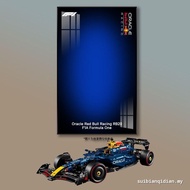 Compatible with Lego Building Blocks Wall-Mounted Photo Frame Ferrari F1 Red Bull F1C44 Sober F1 McL