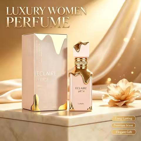 Lattafa Eclaire Eau De Parfum for Women 100ml 3.4oz Long Lasting Exquisite Regal Arabian Perfume Lux