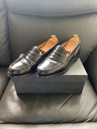 英國王室御用 Loake 英國手工製 Eton Penny Loafer 黑色皮鞋 樂福鞋 Black Polished Leather loafers Alden alden CJ Berwick