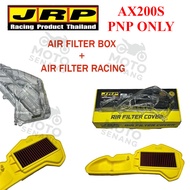 JRP QJ AX200S AIR FILTER BOX CLEAR WITH AIR FILTER RACING STEEL PNP FULL SET KOTAK ANGIN AX200 PNP