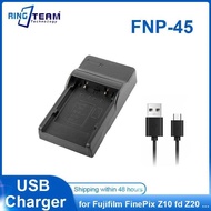 BC-45A BC-45W BC-45B BC-45 USB Charger FNP-45 FNP-45A Battery for Fujifilm FinePix Z10 fd Z20 Z100 Z
